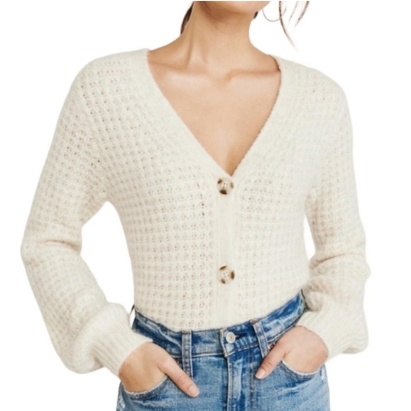 Abercrombie and Fitch Waffle Knit Cardigan - Picture 5 of 5